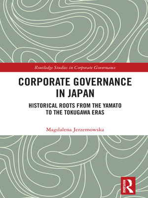 cover image of Corporate Governance in Japan